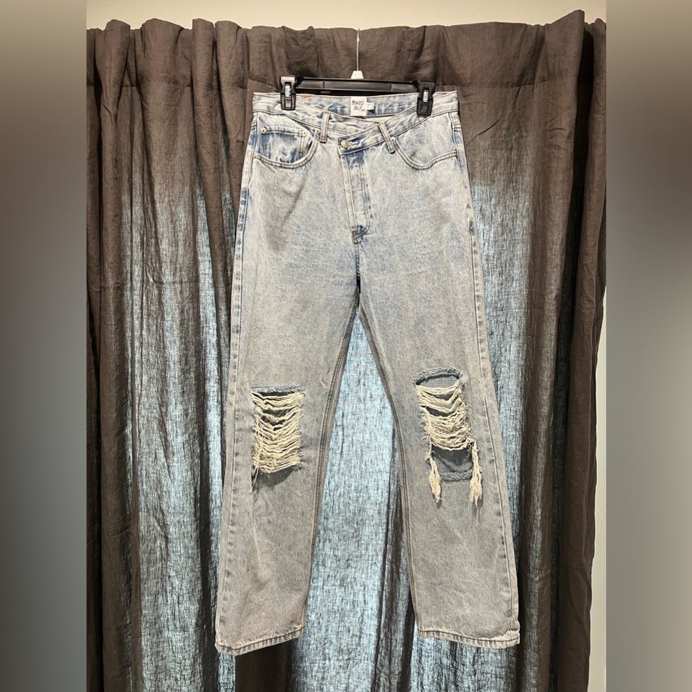 Princess Polly Crisscross Jeans